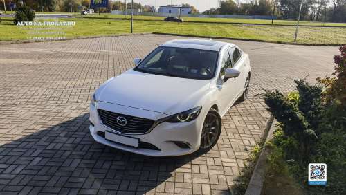 Забронировать белую Mazda 6 с водителем