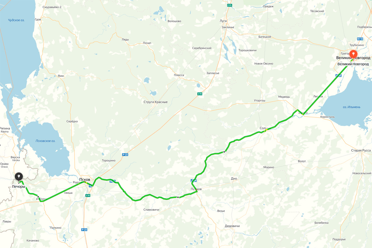Междугороднее такси Великий Новгород - Печоры, маршрут Междугороднее такси Великий Новгород - Печоры, маршрут