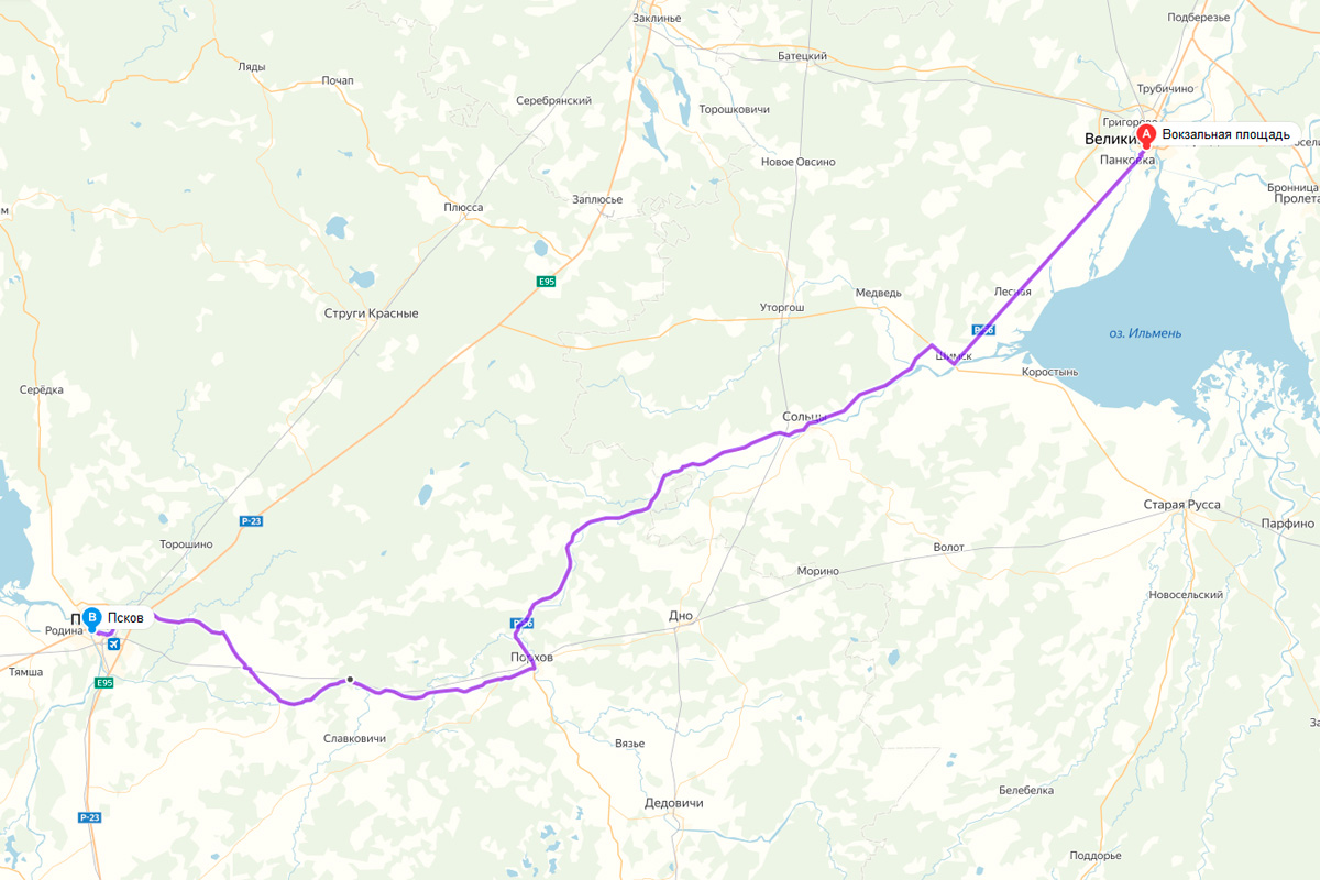 Междугороднее такси Великий Новгород - Псков, маршрут Междугороднее такси Великий Новгород - Псков, маршрут